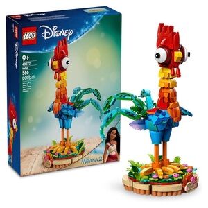 Lego Disney Moana Colorful Red Orange and Blue Heihei Bird Build NWT